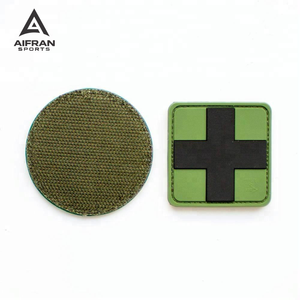 Parches Tácticos de PVC AIFRAN con Cierre de Gancho y Bucle, Insignia de Goma 3D para Chalecos, Mochilas, Uniformes, Personalizados al por Mayor - Product Image 2