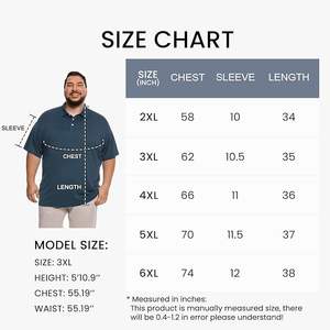 Camiseta Polo para Hombre Tallas Grandes, Absorbente de Humedad, Deportiva, para Golf - Product Image 6