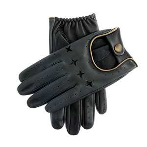 Elegant Sheepskin Leather Dressing <b>Gloves</b> for Men Slim Fit Winter <b>Warm</b> <b>Gloves</b> Professional Business Hand Wear Gear - Product Image 5