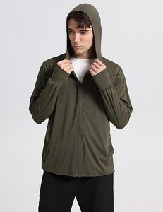Chemises de sport à manches longues pour hommes, sweat-shirt à demi-zip, hauts de fitness pour le jogging, respirants, compressifs, pour la course à pied - Product Image 2