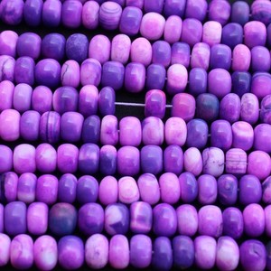 Natural Purple Lavender <b>Opal</b> Beads 8mm Candy <b>Opal</b> Rondelle Beads Loose Gemstone Beads For Jewelry Making DIY Bracelet <b>Necklace</b> - Product Image 1