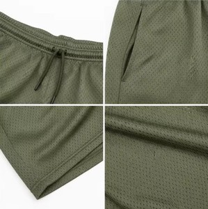 Men Quick Dry Polyester Gym Shorts Breathable <b>Mesh</b> Workout Running Shorts - Product Image 5