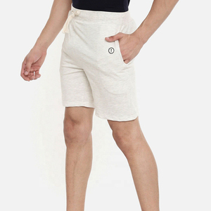 Pantalones Cortos Deportivos de Algodón French Terry con Cordón Ajustable y Estampado Personalizado para Hombre - Product Image 5