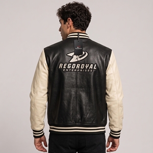 Veste en cuir moderne pour homme, texture douce, coutures durables et qualité supérieure pour une tenue longue durée, vente en gros - Product Image 5