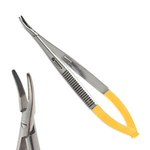 Kit de micro-chirurgie 3 pièces : Ciseaux à ressort Noyes, Porte-aiguille Castroviejo, Instruments chirurgicaux dentaires - Product Image 2