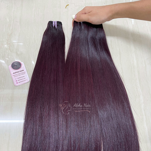 Gran Venta de grandes existencias de pelucas de cabello humano vietnamita recto de hueso de grado Remy sin procesar HD extensión de tejido de cabello de encaje - Product Image 3