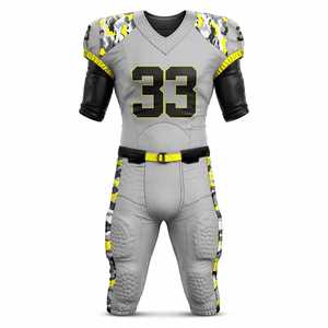 Uniforme de Fútbol Americano Personalizado para Hombre, Uniforme de Fútbol Americano con Logotipo Impreso Digitalmente, TriPro Sports ODM, Tela de Poliéster Transpirable - Product Image 2