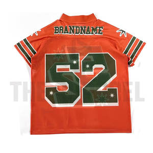 Maillot en maille tendance streetwear personnalisé, col en V, broderie personnalisée, logo design stocké, maillot en maille pour hommes adultes - Product Image 6