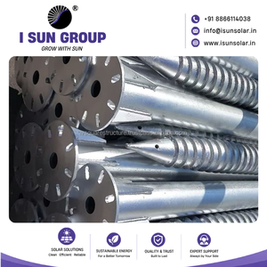 Tornillos de Cimentación Galvanizados en Caliente de Longitud Personalizada para Construcción y Cimentaciones de Paneles Solares - Product Image 3