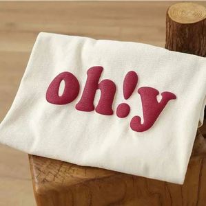 T-shirts personnalisés de haute qualité, impression puff 100% premium, personnalisation du logo, t-shirts à col rond pour hommes, impression puff - Product Image 2