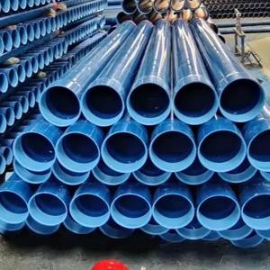 Tuyau de gaine fileté en PVC bleu 180 mm, classe moyenne, longueur 6 mètres, haute pression 10 kg, système de colonne de forage industriel 6 pouces - Product Image 6