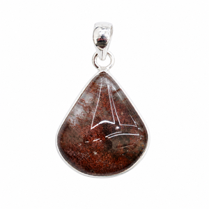 Pendentif en quartz fait main, argent sterling 925, pierre précieuse naturelle, bijoux bohèmes, prix de gros - Product Image 3