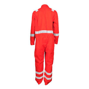 Overol de Trabajo de Alta Visibilidad, Manga Larga, Uniforme de Seguridad con Franjas Reflectantes, Transpirable e Impermeable para Hombre - Product Image 3