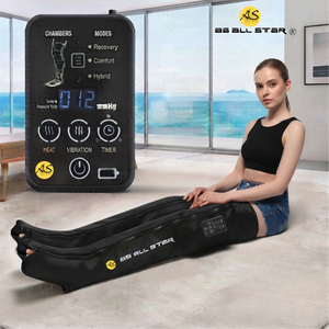 Masseur pour les pieds et les jambes, 5 chambres chauffantes, USB, pression réglable, 3 modes, usage domestique, CE, vente en gros, AS ALL STAR - Product Image 1