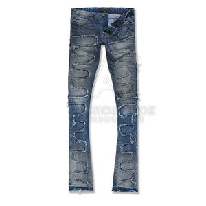 Pantalones Casuales de Diseño Personalizado, Corte Ajustado, Cintura Media, 100% Algodón, Ligeros, Elásticos, Costuras Duraderas, Prenda Ecológica - Product Image 2