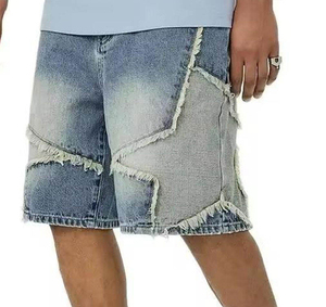 Shorts de Mezclilla Desgarrados con Logotipo Personalizado para Mujer, Estilo Y2K, Cintura Media, 100% Algodón, Secado Rápido, Transpirables, Venta al Por Mayor B2B - Product Image 3