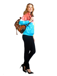 Solid Trader Vibrant Colorway Premium <b>Thick</b> <b>Fleece</b> Warm Cozy Relaxed Fit Outdoor Sporty Outwear Women Tie Dye Hoodie - Product Image 3
