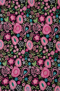Malty Dobby Embroidered Chiffon Fabric 100% Polyester Breathable Eco-Friendly Wedding Customized Color Textile Supply Exports - Product Image 5