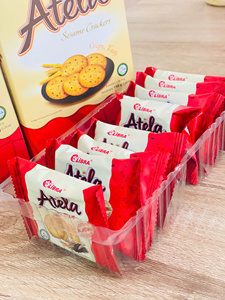 ขนมงาอบกรอบ 150 กรัม ATELA ขนมบิสกิตกลมกรอบหวาน ผู้ผลิต ODM เวียดนาม - Product Image 6