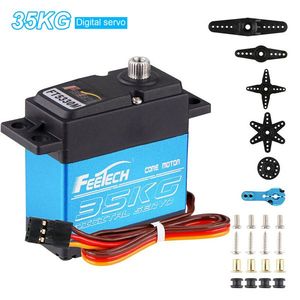 Servo Digitale Impermeabile ad Alta Coppia e Velocità 35kg con Ingranaggi Interamente in Metallo per Auto RC ed Elicotteri, Componenti Motore 7.4V, Larghezza 40mm - Product Image 4
