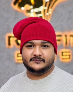Pink Character Print Beanie Hat 56-58CM Acrylic <b>Winter</b> <b>Cap</b> Street Style Men's Casual Wear - Product Image 2