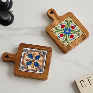 Kit de bricolage classique en mosaïque de bois – Base de carreaux écologique et personnalisable pour loisirs créatifs et décoration artistique - Product Image 5
