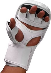 Gants de boxe professionnels pour l'entraînement en arts martiaux, vente en gros, compétition, absorption des chocs, support du poignet, cuir PU respirant - Product Image 4