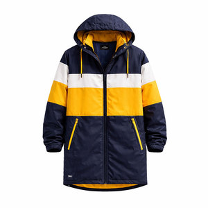 Factory Wholesale Swim <b>Parka</b> <b>Jacket</b> with Custom Design, <b>Waterproof</b> Windproof Coat with Soft Fleece Lining for Professional Use - Product Image 2