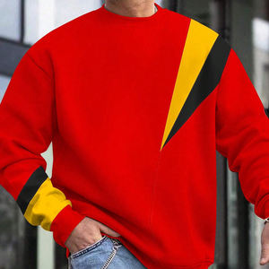 Sudadera de Forro Polar con Cuello Alto para Hombre, 100% Poliéster, Corte Regular, Ropa Casual de Invierno, Nuevo Estampado, Venta Caliente, Alta Calidad, al por Mayor - Product Image 3