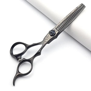 Ciseaux de coiffure professionnels pour la défrisage, ciseaux de barbier en acier inoxydable, outil de coupe texturant pour salon - Product Image 3