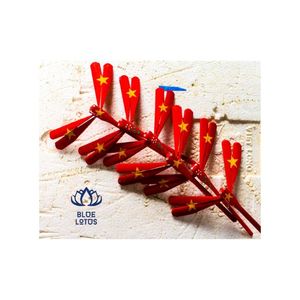 Libélula de Bambú Ecológica Tradicional de Alta Calidad, MÁS VENDIDA |   Adorno de Escritorio Hecho a Mano Natural para Año Nuevo - Product Image 1