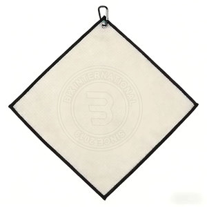 ผ้าขนหนูวาฟเฟิลสำหรับกอล์ฟแบบดูดซับน้ำได้ดีเยี่ยม สำหรับทำความสะอาดร่องอย่างล้ำลึกและรักษาประสิทธิภาพของไม้กอล์ฟ - Product Image 6