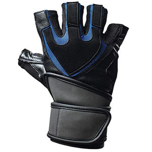SAAR INDUSTRIES Guantes Deportivos Unisex de Alta Calidad con Etiqueta Personalizable, Medios Dedos Descubiertos, Ligeros, de Cuero, Antideslizantes, con Cierre de Gancho y Bucle - Product Image 2