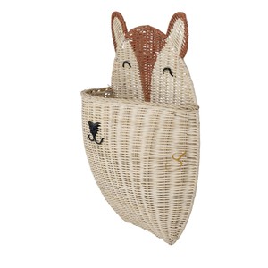 Cesta de Almacenamiento de Ratán con Tapa, Diseño de Hipopótamo Boho, Organizador Decorativo Tejido con Forma de Animal, Decoración para Habitación con Temática de Safari y Jungla - Product Image 3