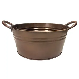 Jardinera alta galvanizada para jardinería vertical en pequeños espacios exteriores como balcones y patios con orificios de drenaje - Product Image 3