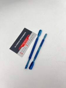 Pousse-cuticules professionnel bleu plasma de qualité supérieure, double extrémité, outils de manucure et pédicure pour ongles des doigts et des orteils - Product Image 5
