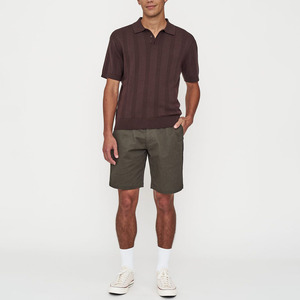Shorts Cargo Chino Classiques pour Hommes en Coton Sergé, Coupe Ajustée, avec Logo Personnalisé et Poches Latérales – Vente en Gros - Product Image 6