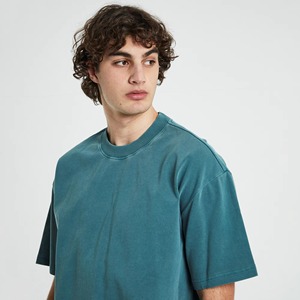 T-shirt Homme Oversize Épais 300 g/m² de Haute Qualité avec Col Robuste, Broderie et Impression Personnalisées, 100% Coton, T-shirt Vierge - Product Image 6