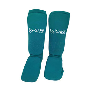 Protège-tibias élastiques innovants, souples, antidérapants et de compression pour l'entraînement aux arts martiaux et le football (unisexe) - Product Image 1