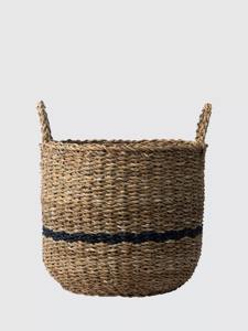 Panier rond en jonc de mer tressé Redford, panier de rangement naturel fait à la main, vente en gros, écologique, fabriqué au Vietnam - Product Image 4