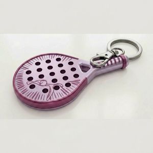 Llavero de Goma Personalizable al por Mayor con Forma de Raqueta de Tenis y Pádel, con Logotipo Personalizado, Material Duradero, Tamaño Personalizado para Regalos de Eventos - Product Image 2