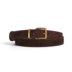 Women's Reversible Cow Hide Alloy Square Buckle Belt with Vintage Matte Finish Soft & Comfortable - Product Image 1