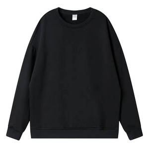 Sweat-shirt à col rond pour femme, sweat-shirt pull-over pour femme, 100% coton/fibre de bambou, respirant, polaire d'automne, personnalisable - Product Image 3