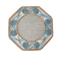 Sets de table et sous-plats en rotin de forme unique, fabriqués au Vietnam, pour table à manger, vente en gros