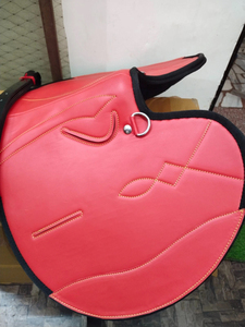Top Selling <b>Red</b> Racing Saddle Close Contact Hose Riding Saddle Comfortable English Saddle - Product Image 2