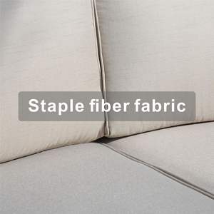 Ensemble de meubles de patio en rotin 5 pièces, lit de soleil et canapé-lit pour jardin et terrasse - Product Image 6