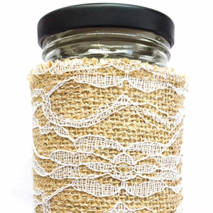 Élégant porte-bougie en rotin avec design tressé à la main, texture naturelle, éclairage d'ambiance chaleureux, décoration intérieure - Product Image 1