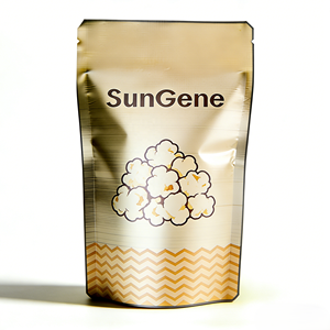 ถุงกระดาษคราฟท์แบบตั้งได้สำหรับบรรจุภัณฑ์แบรนด์ขนมขบเคี้ยวแบบสั่งทำพิเศษ - Product Image 1