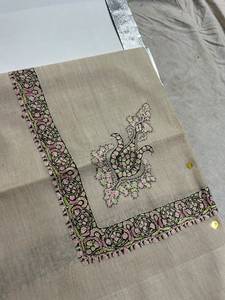 Chal de Pashmina Pura Hecho a Mano con Bordado Árabe para Hombre - Product Image 4