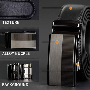 Ceinture en cuir véritable de buffle pleine fleur, style classique vintage, confortable et décontractée, en alliage, vente chaude, prix d'usine - Product Image 5
